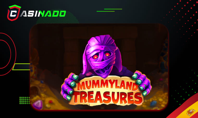 Mummyland Treasures slot set in Ancient Egypt with detailed graphics and bonus rounds